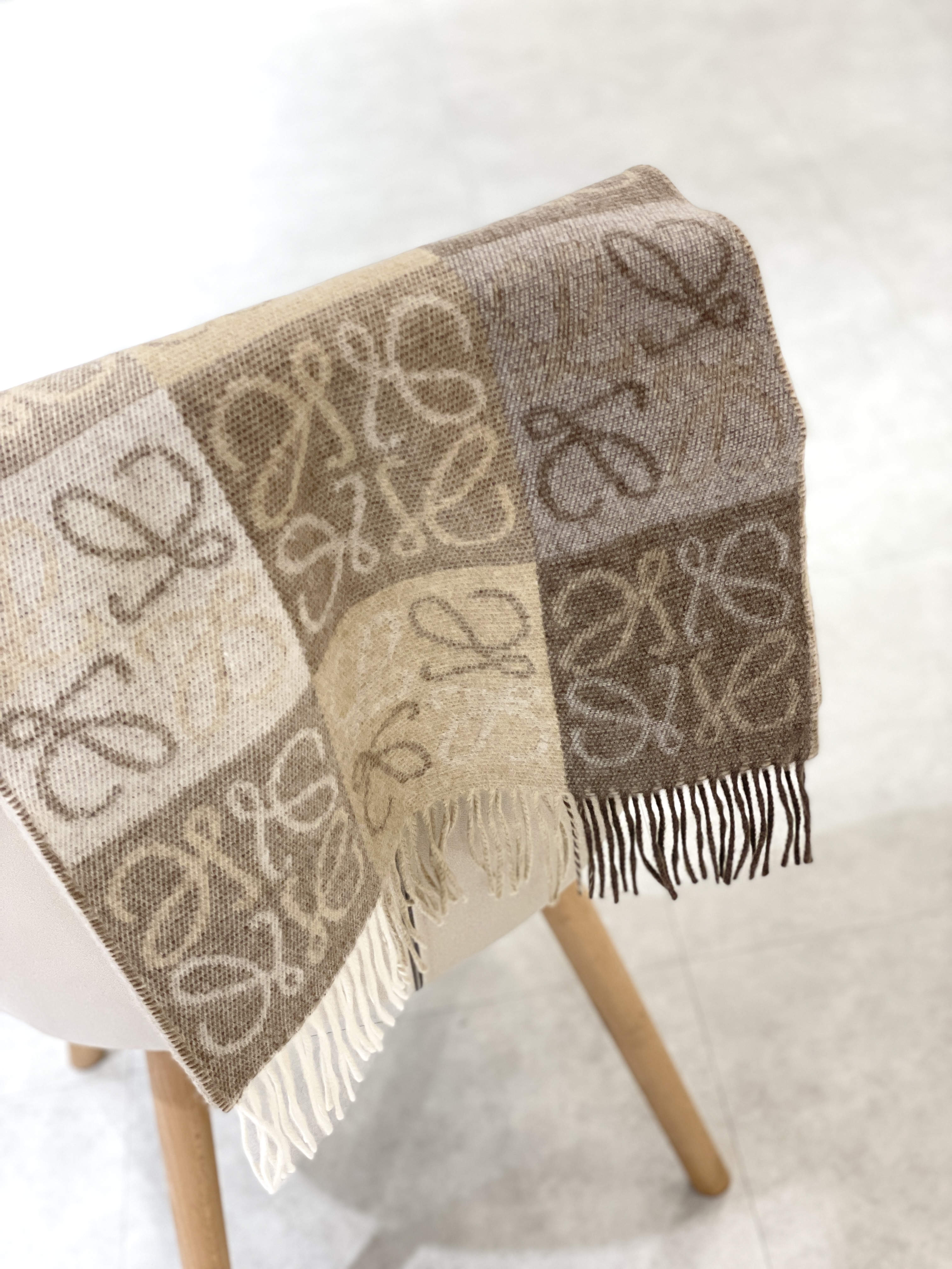 LOEWE Checkerboard Scarf