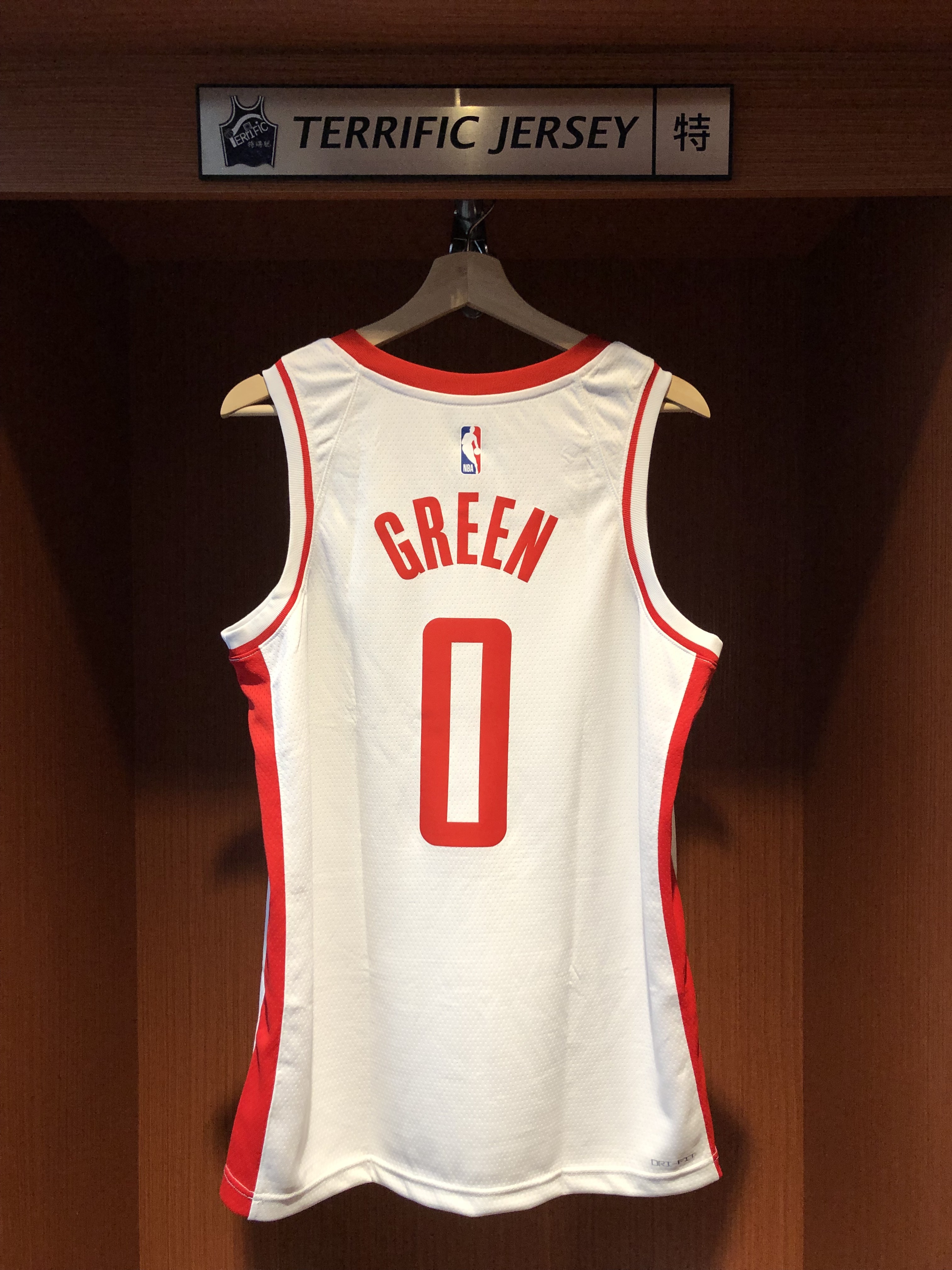 NBA球衣 Jalen Green 休士頓火箭白 Association Nike Swingman 球迷版 熱轉印 全新