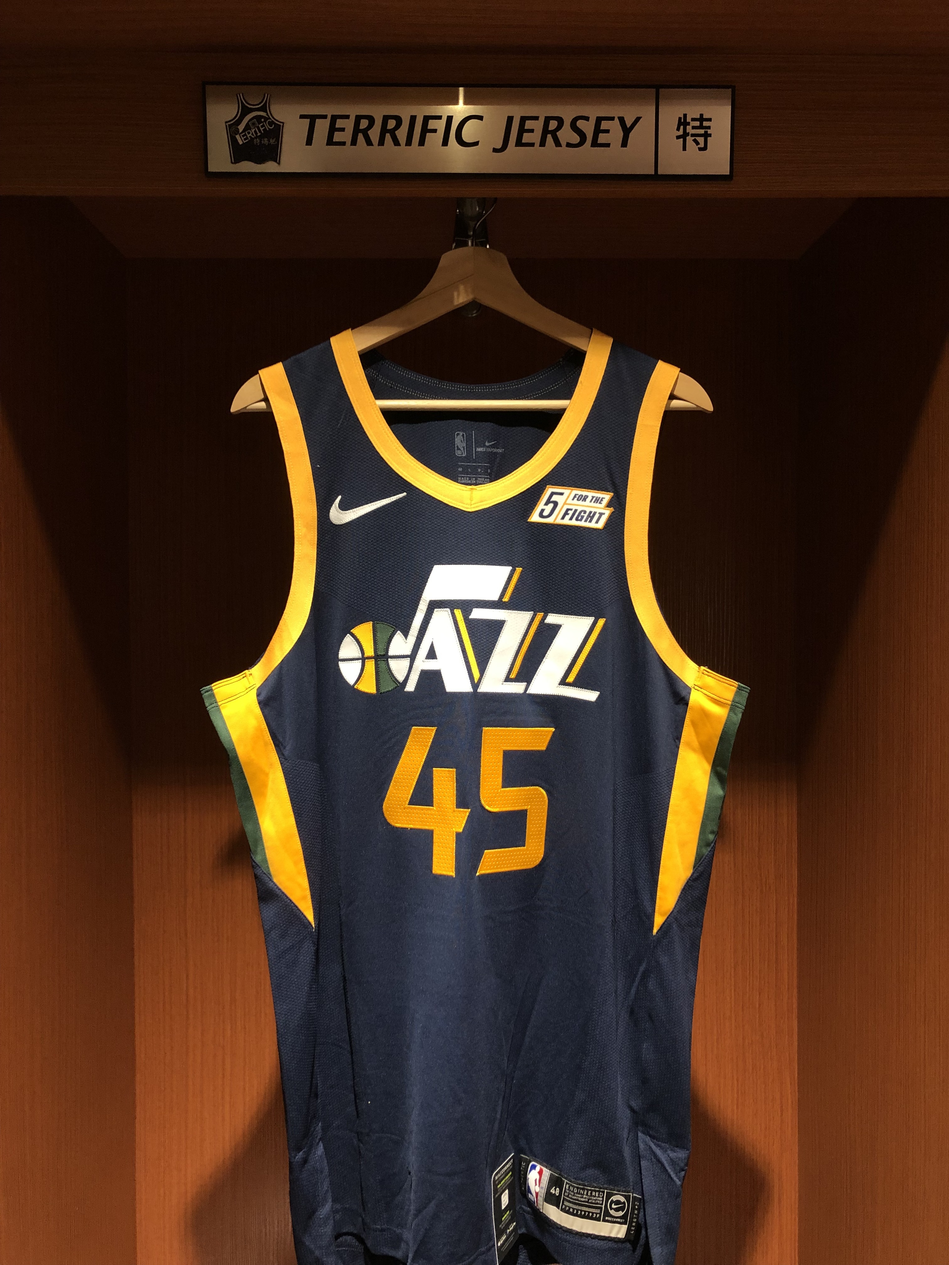 NBA球衣 Donovan Mitchell 猶他爵士深藍 Icon Nike Authentic 球員版 電繡 含贊助商標 全新