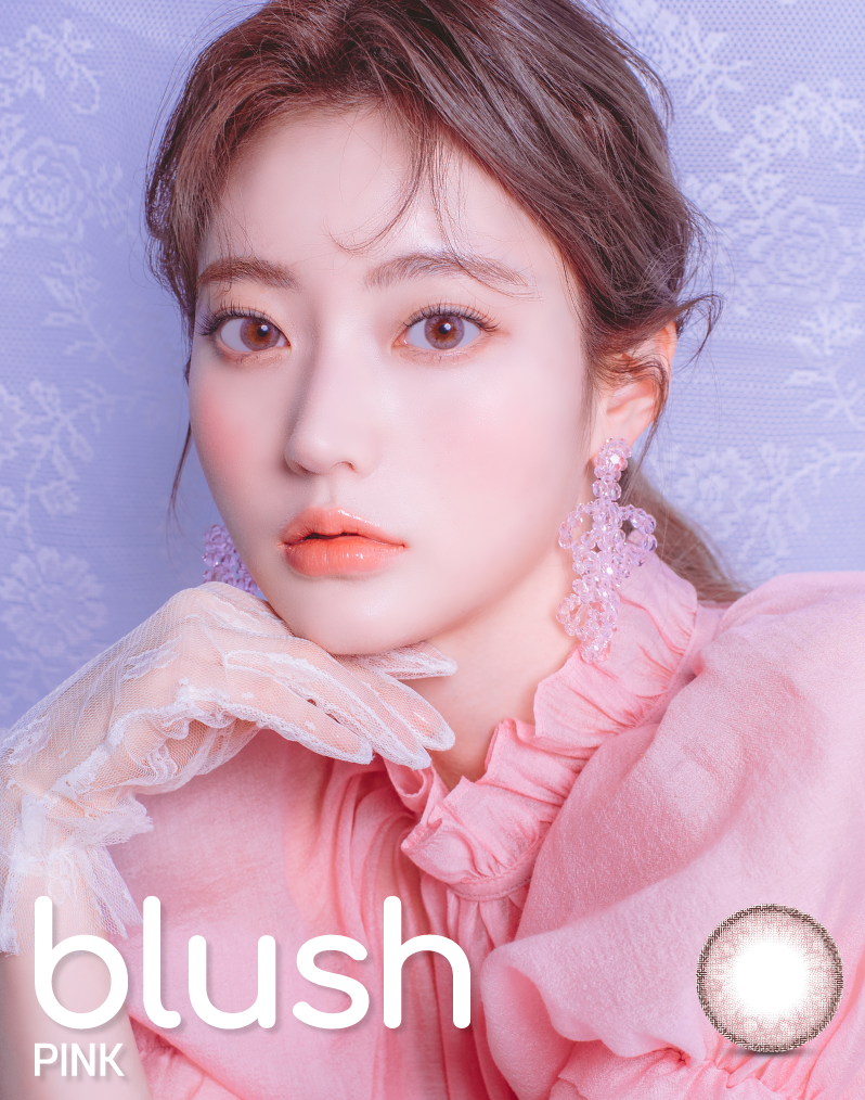LensVery Blush 季拋彩妝隱形眼鏡｜每盒1片 ( Pink )