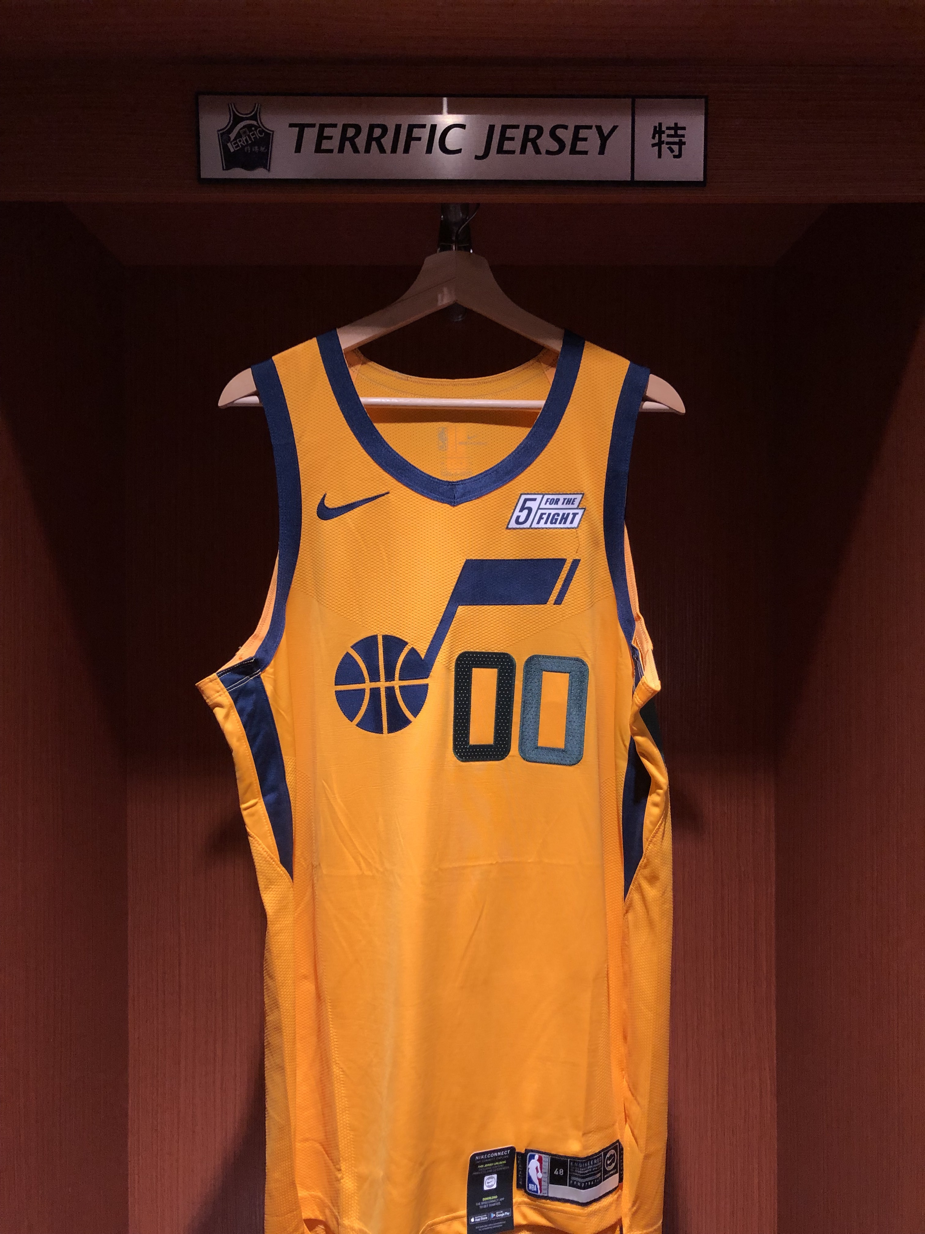 NBA球衣 Jordan Clarkson 猶他爵士黃 Statement Nike Authentic 球員版 電繡 含贊助商標 全新