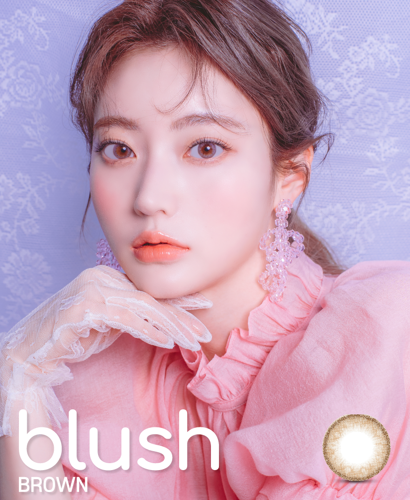 LensVery Blush 季拋彩妝隱形眼鏡｜每盒1片 ( Brown )