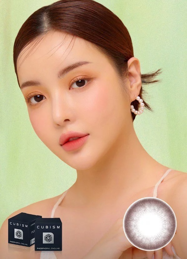 [預訂][季拋] LENSME CUBISM PURSFIT 每季拋棄彩妝隱形眼鏡｜2片 (BREECS CHOCO)