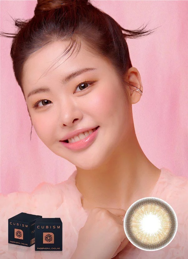 [預訂][季拋] LENSME CUBISM PURSFIT 每季拋棄彩妝隱形眼鏡｜2片 (BREEZE BROWN)