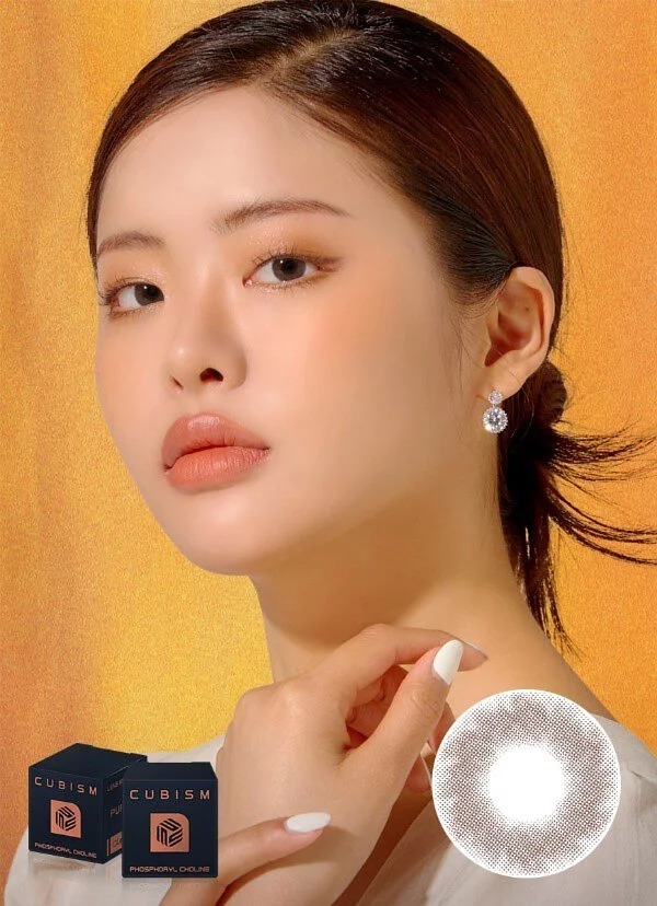 [預訂][季拋] LENSME CUBISM PURSFIT 每季拋棄彩妝隱形眼鏡｜2片 (EVEN CHOCO)