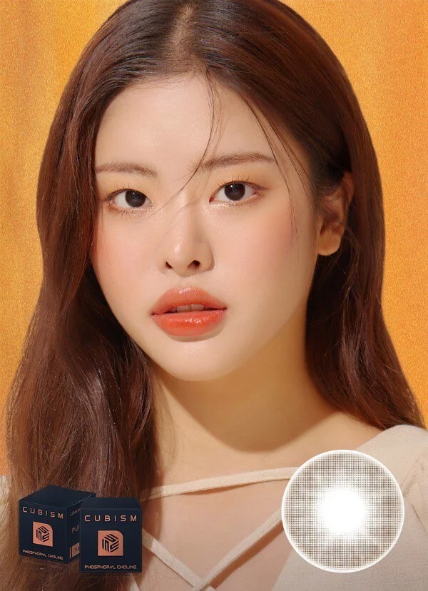 [預訂][季拋] LENSME CUBISM PURSFIT 每季拋棄彩妝隱形眼鏡｜2片 (EVEN BROWN)