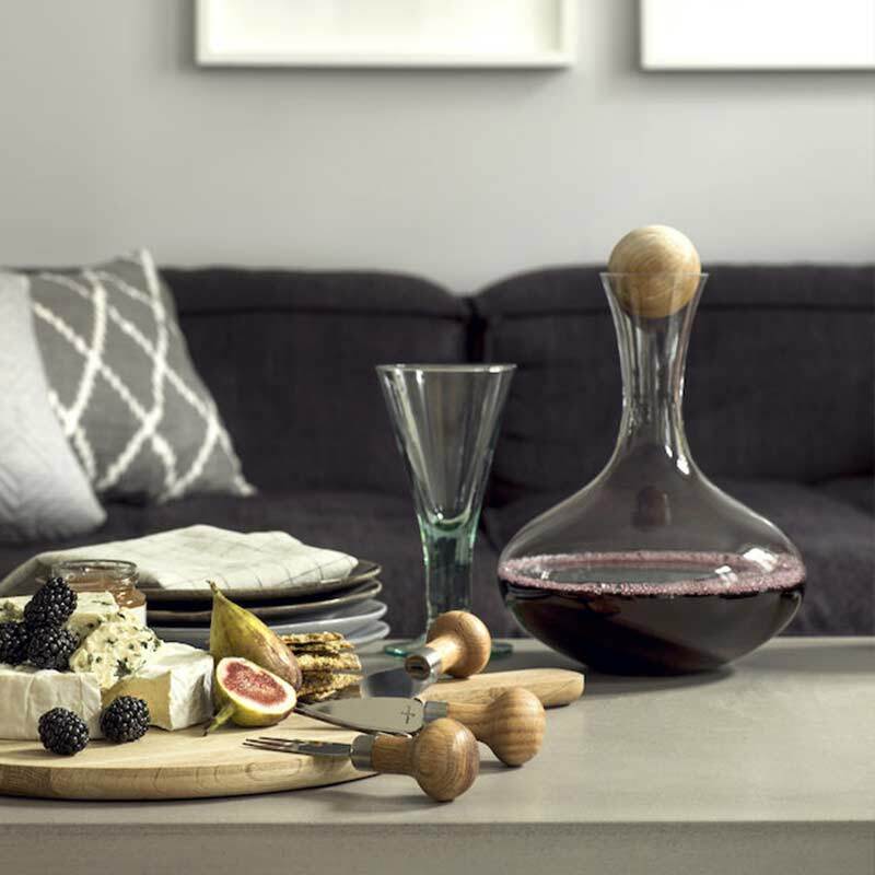 瑞典 Sagaform｜Nature 橡木塞醒酒器