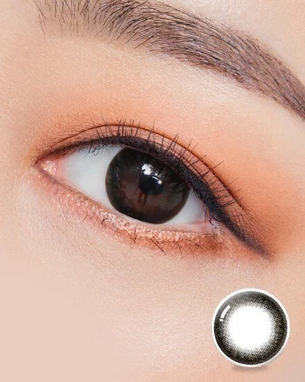 [預訂][半年拋][散光] LENSME Smoky 每季拋棄彩妝隱形眼鏡｜1片 (Black)