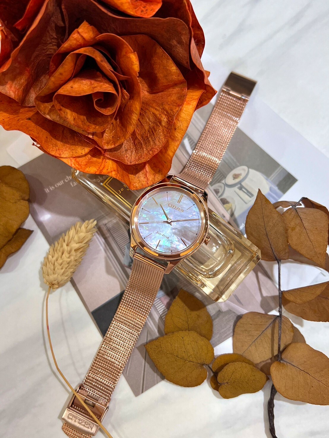 【CITIZEN 星辰】LADY系列典雅大方米蘭時尚腕錶 EM0508-80Y 32mm 現代鐘錶