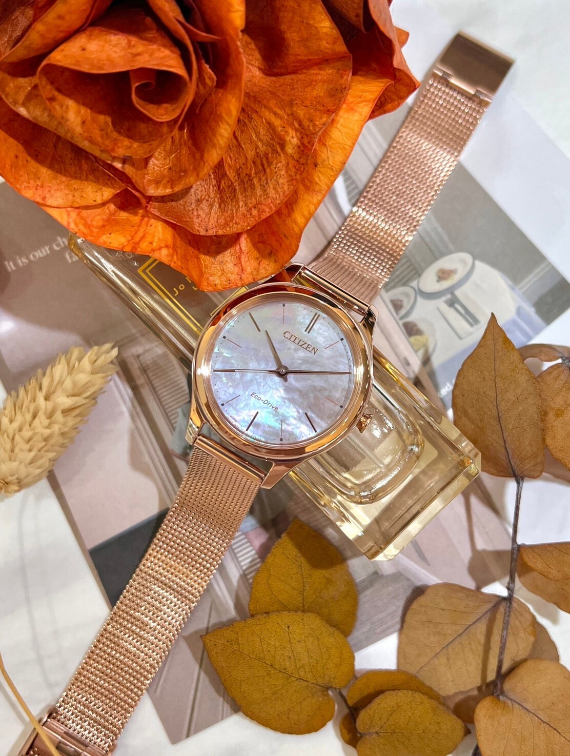 【CITIZEN 星辰】LADY系列典雅大方米蘭時尚腕錶 EM0508-80Y 32mm 現代鐘錶