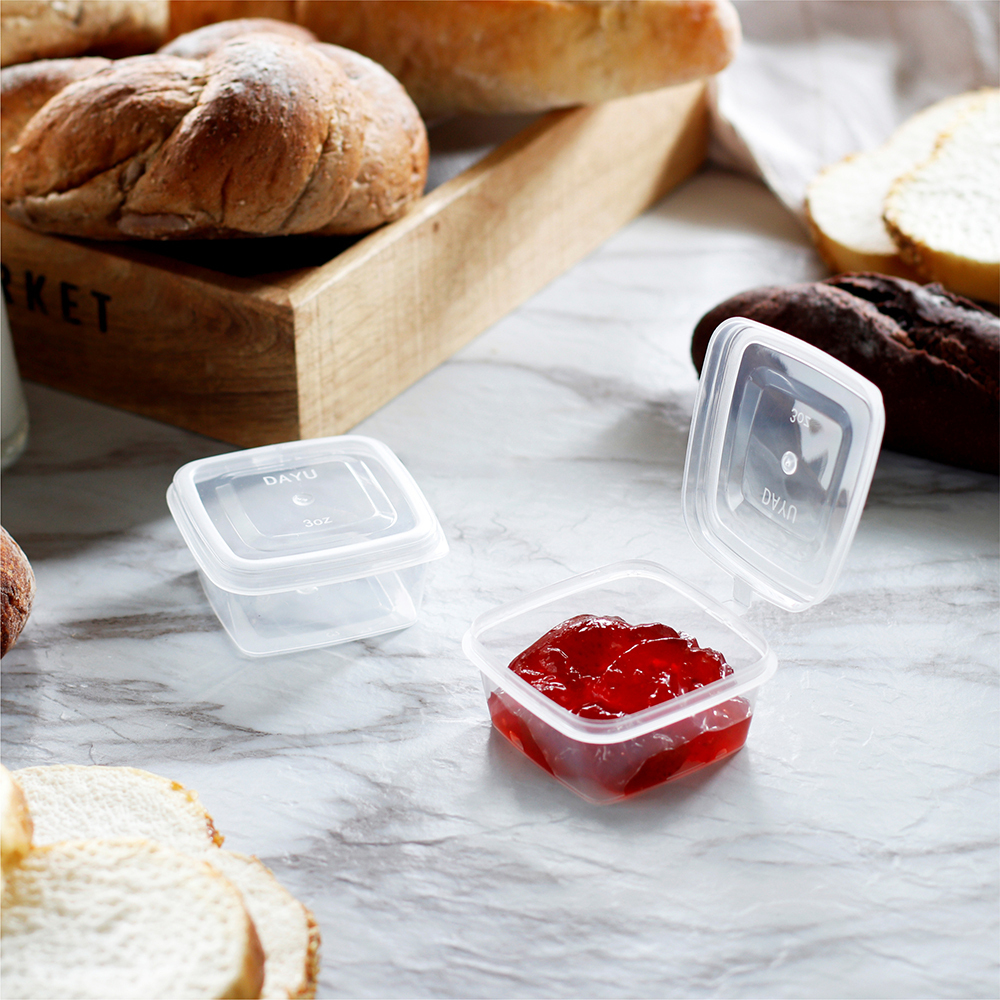 連體醬料杯 方形 3oz