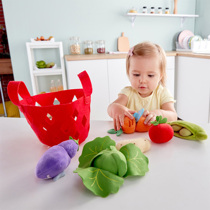 Hape Toddler Vegetable Basket, E3167
