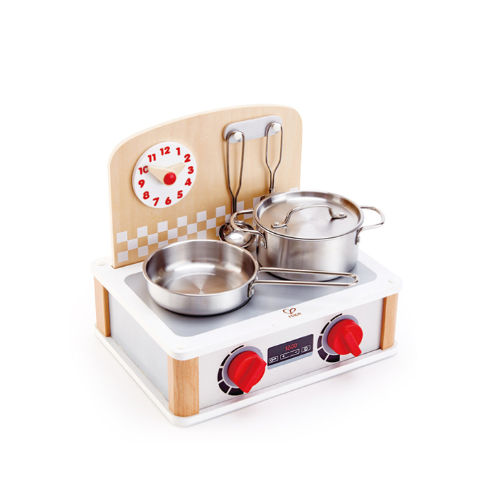 Hape 2-IN-1 Kitchen & Grill Set, E3151