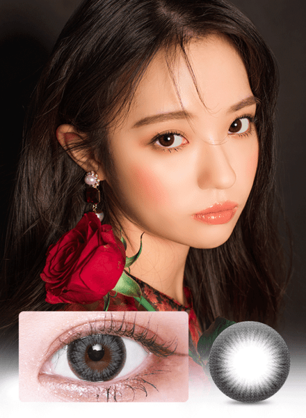 LensVery Beaulenty 季拋彩妝隱形眼鏡｜每盒1片 ( Gray )