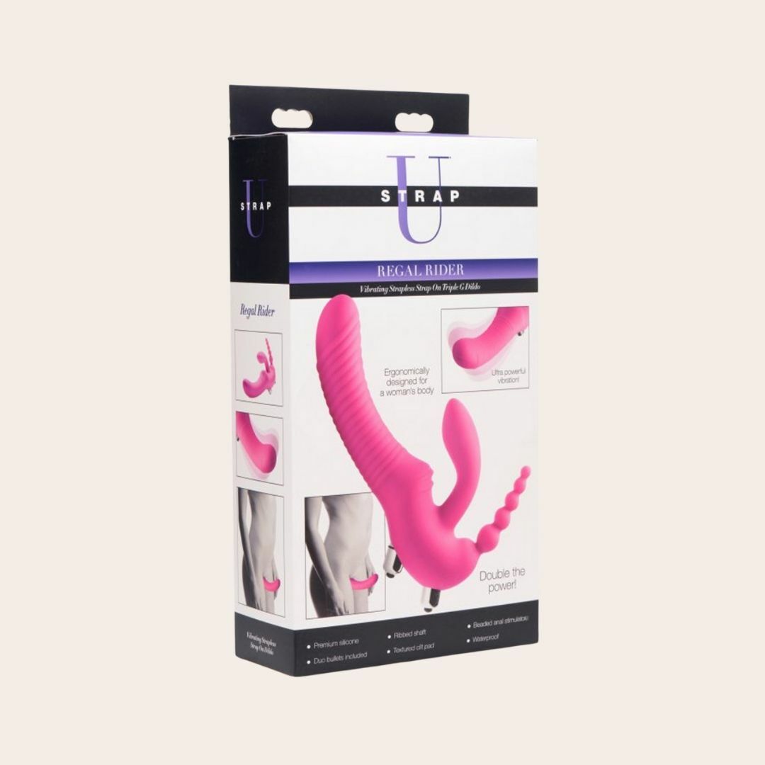 Strap U Regal Rider 無肩帶雙穴穿戴震動棒