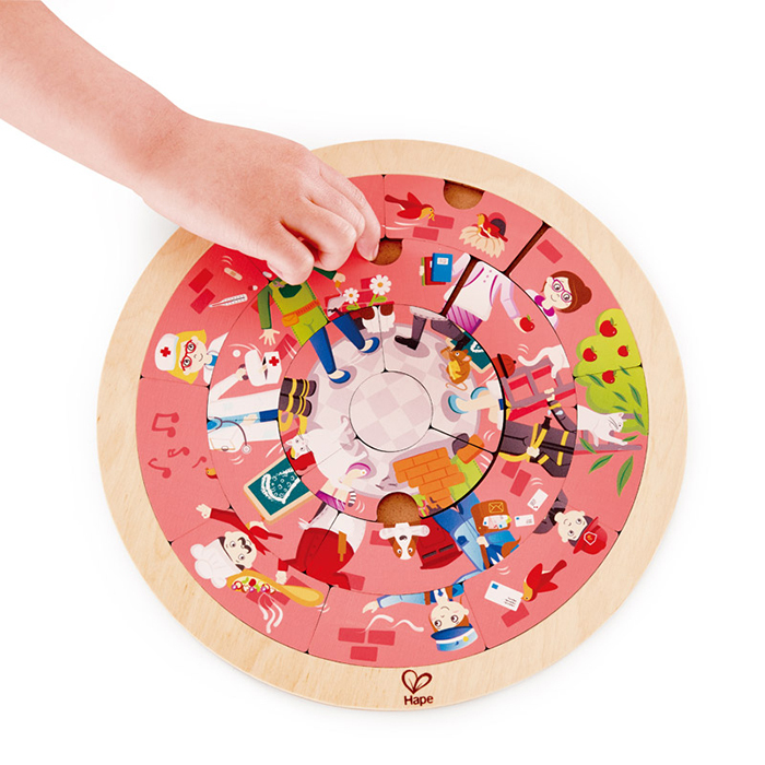 Hape Jobs Roundabout Puzzle, E1624