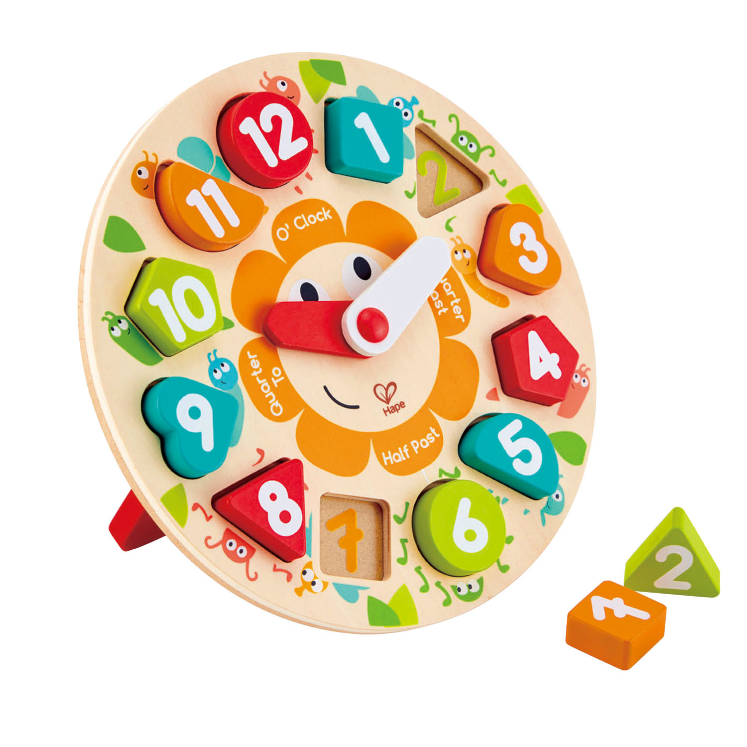 Hape Chunky Clock Puzzle, E1622