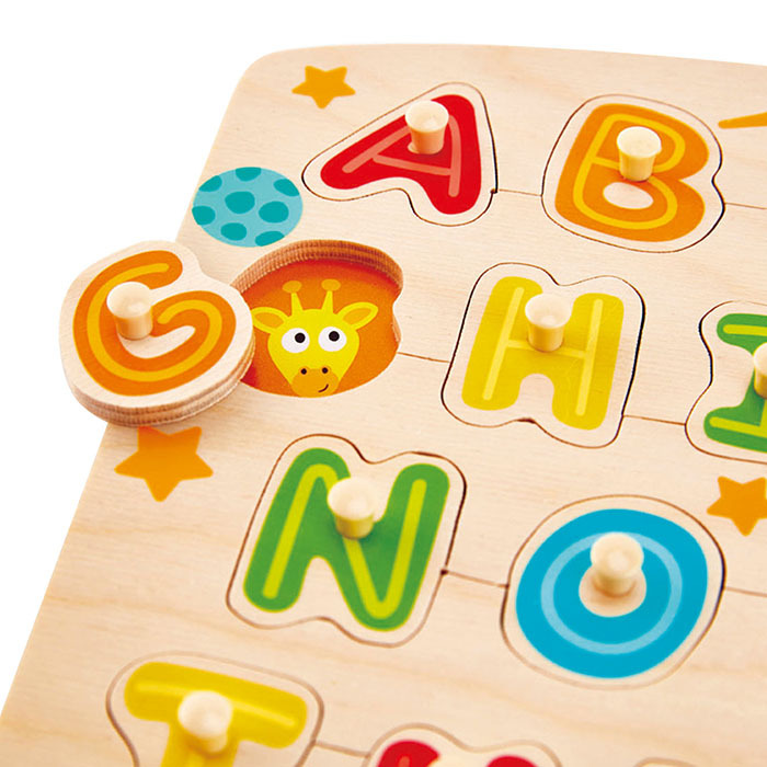 Hape Alphabet Peg Puzzle, E1505