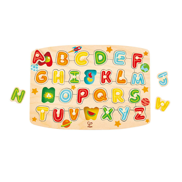 Hape Alphabet Peg Puzzle, E1505