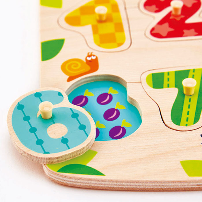 Hape Number Peg Puzzle, E1404