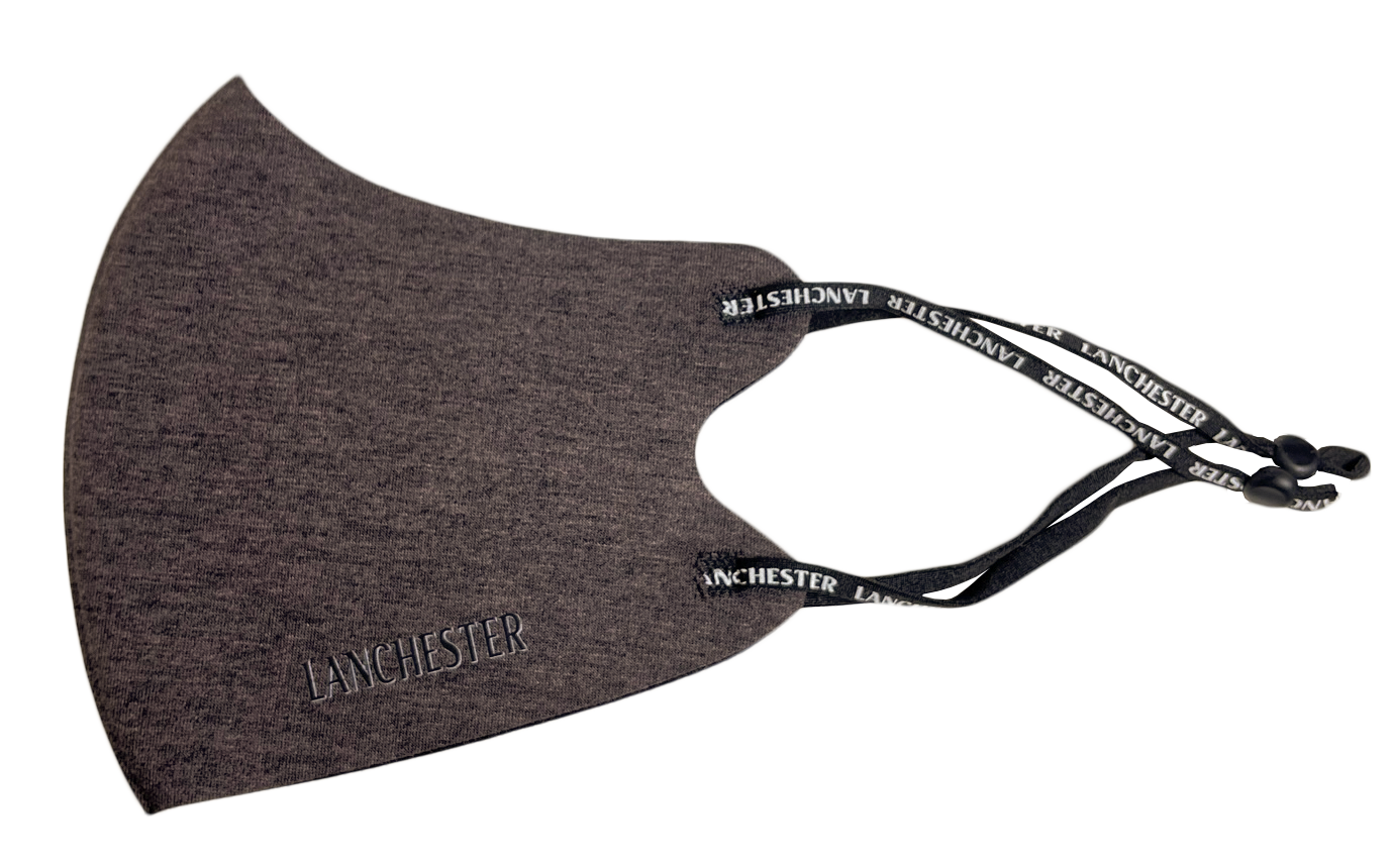 Lanchester 可重用銀離子抗菌布口罩(深灰)#成人#兩片裝#抗菌 #外出必備 #可重用 #布口罩 #銀離子