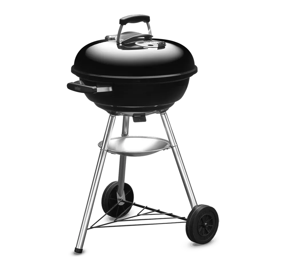 Weber Compact Kettle入門款炭燒燜烤爐 47cm 黑色 - 1221308