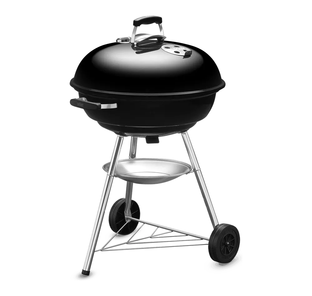 Weber Compact Kettle入門款炭燒燜烤爐 57cm 黑色 - 1321308