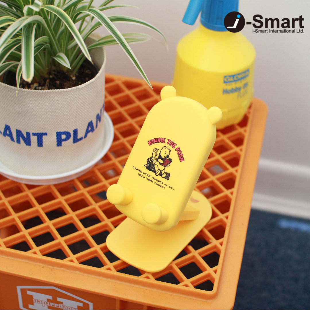 迪士尼 Disney-手機架-Winnie The Pooh 黃色維尼