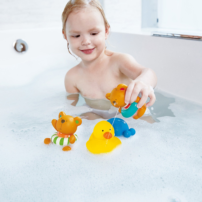 Hape Swimmer Teddy Wind-Up Toy E0204