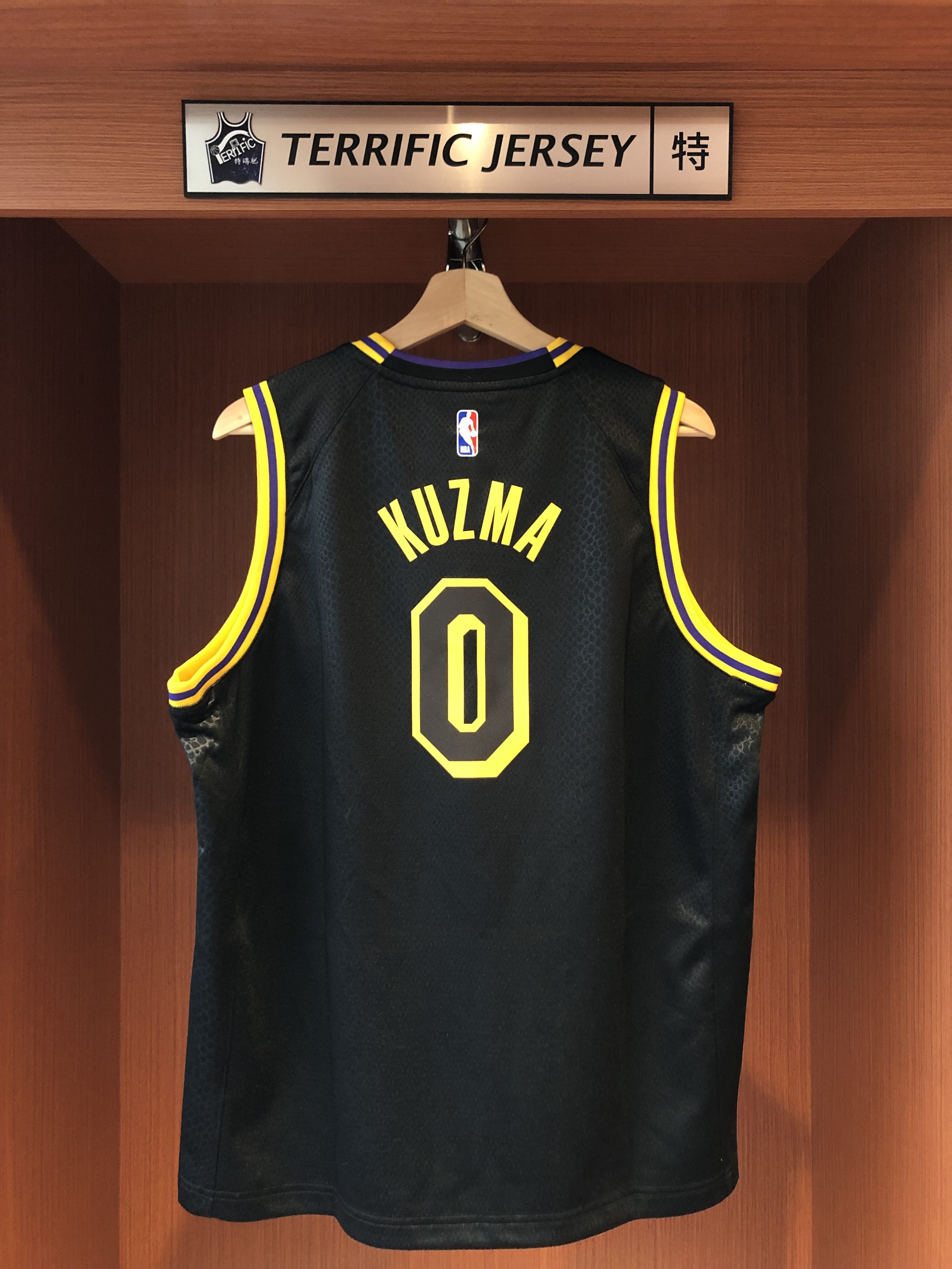 NBA球衣 Kyle Kuzma 洛杉磯湖人 蛇紋 17-18城市 City Nike Swingman 球迷版 青年版 熱轉印 全新