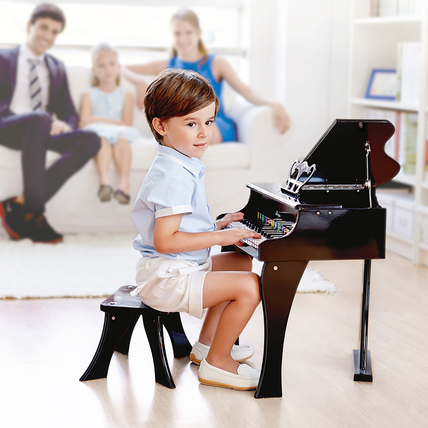 Happy Grand Piano Black, E0320