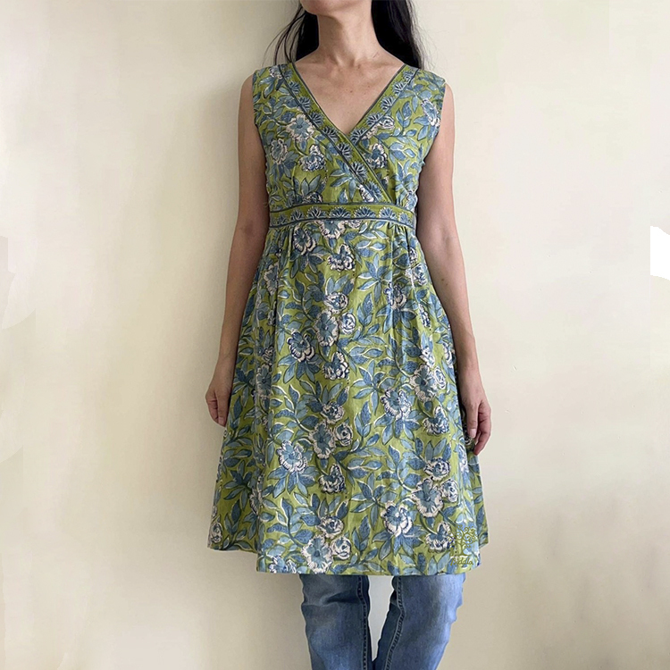 梔子花開 水色綠 Sharon Dress