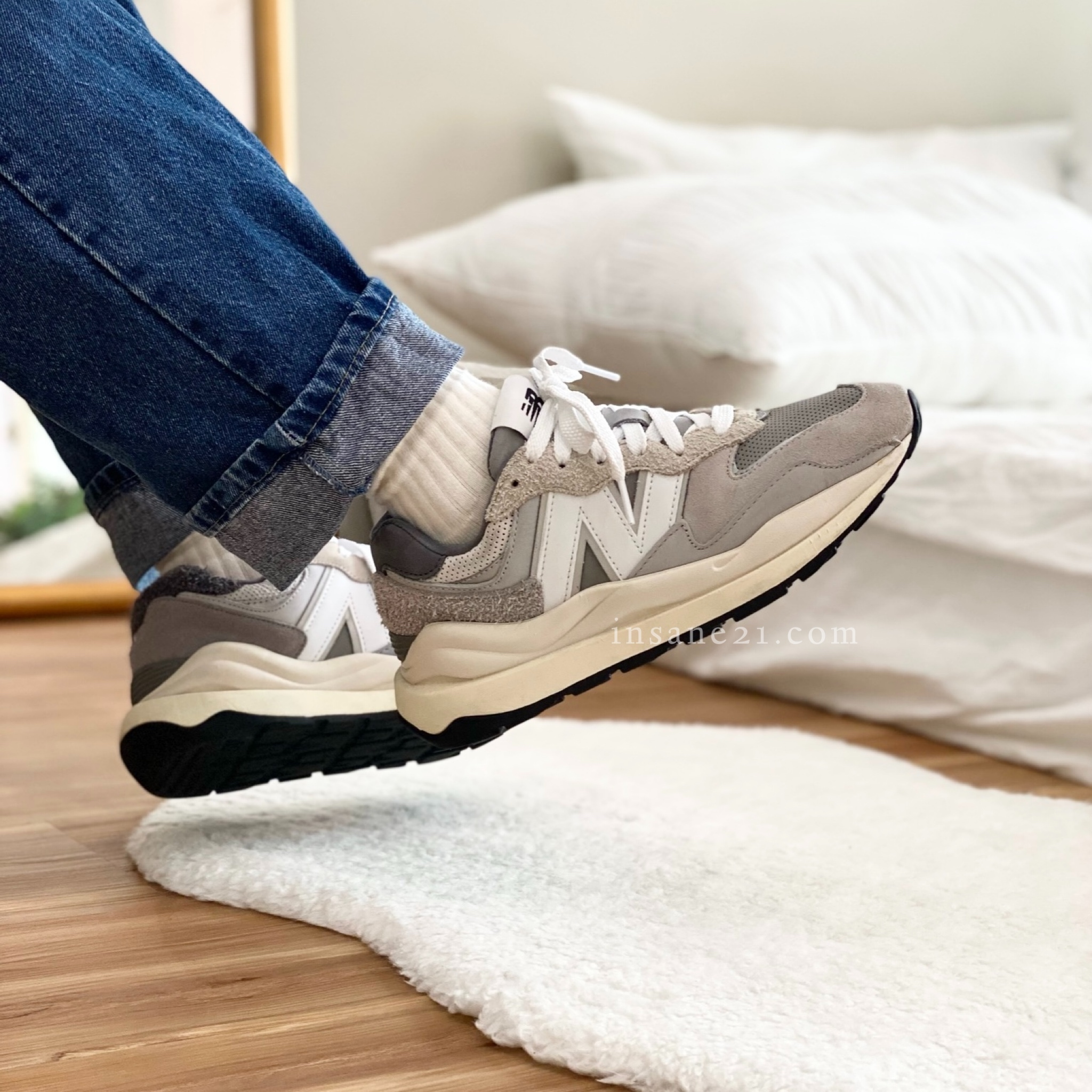 NEW BALANCE 5740 元祖灰 陰陽 結構 拼接 深灰 全新正品 M5740TA