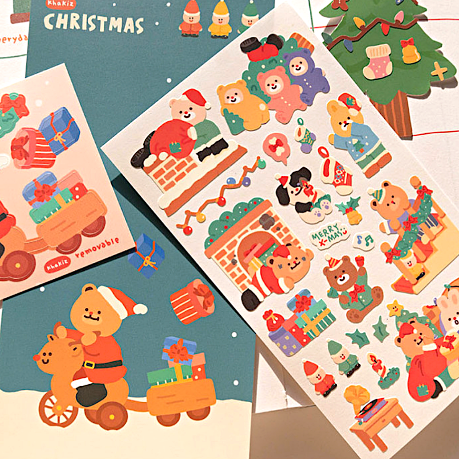 Khakiz Sticker－Christmas (Korean Stationery Brand)