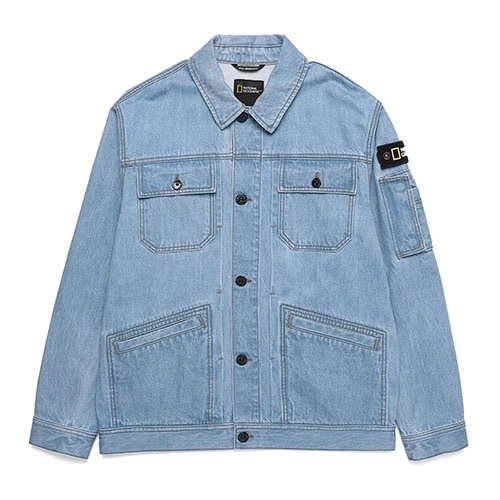 國家地理 NATIONAL GEOGRAPHIC 男女款 水洗 牛仔外套