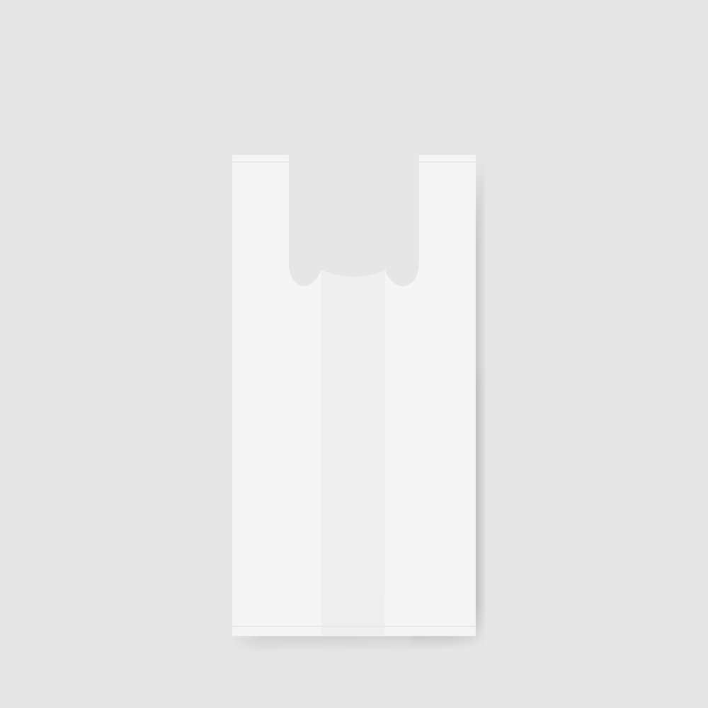 塑膠背心袋-透明 六杯 15號