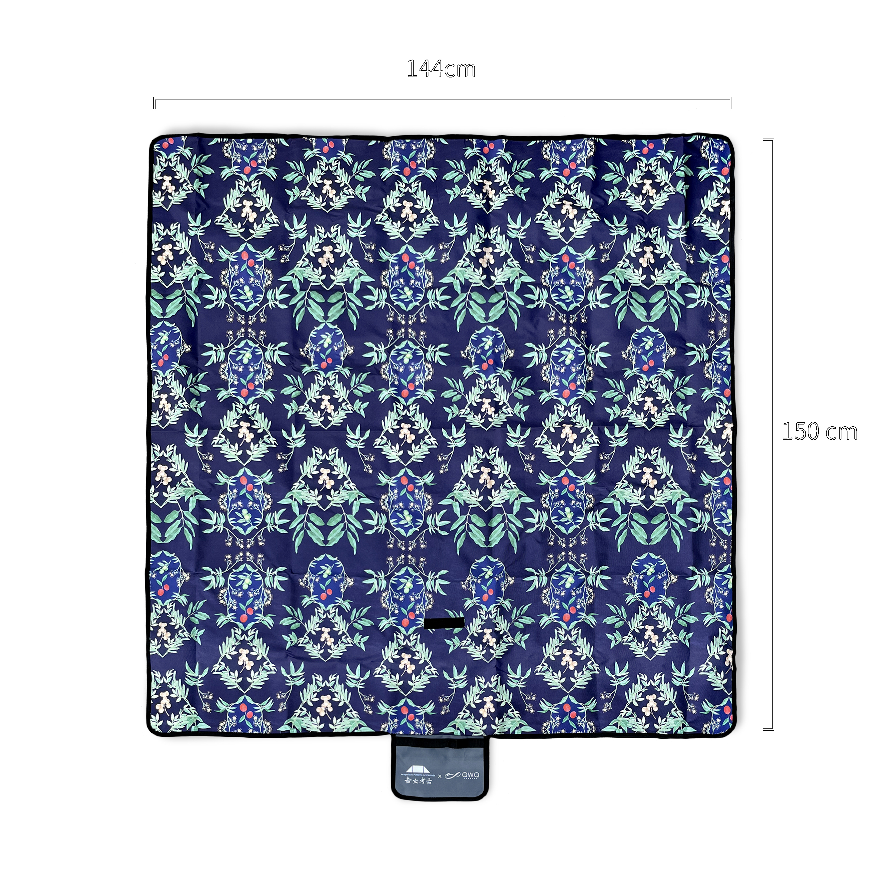 收納防潑水戶外野餐墊/沙灘墊 吉文考古 連中三元