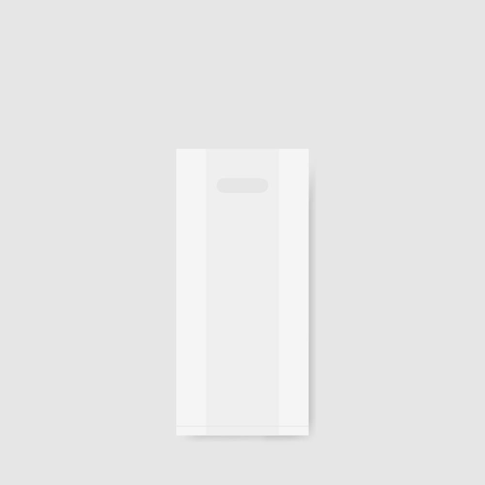 塑膠打洞袋-透明 小2折邊 3號