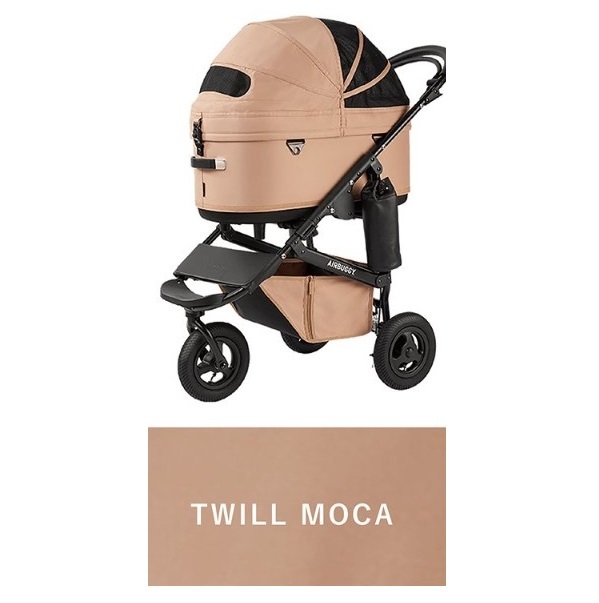 日本AirBuggy Dome3 Large 高級寵物手推車 20kg - Twill Mocha