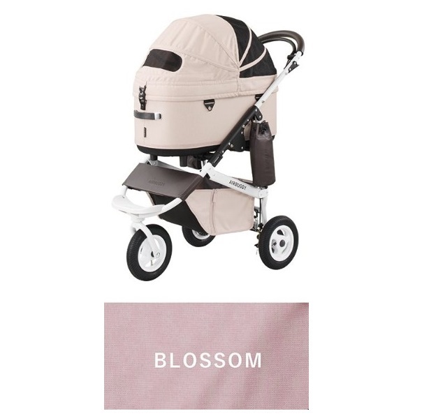 日本AirBuggy Dome3 Large 高級寵物手推車 20kg - 粉紅色 Blossom