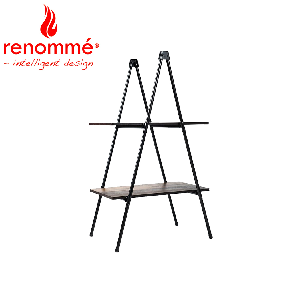 Renomme 瑞樂美 RE96200 墨斯山形雙層收納架 居家/戶外 54ZRE96200