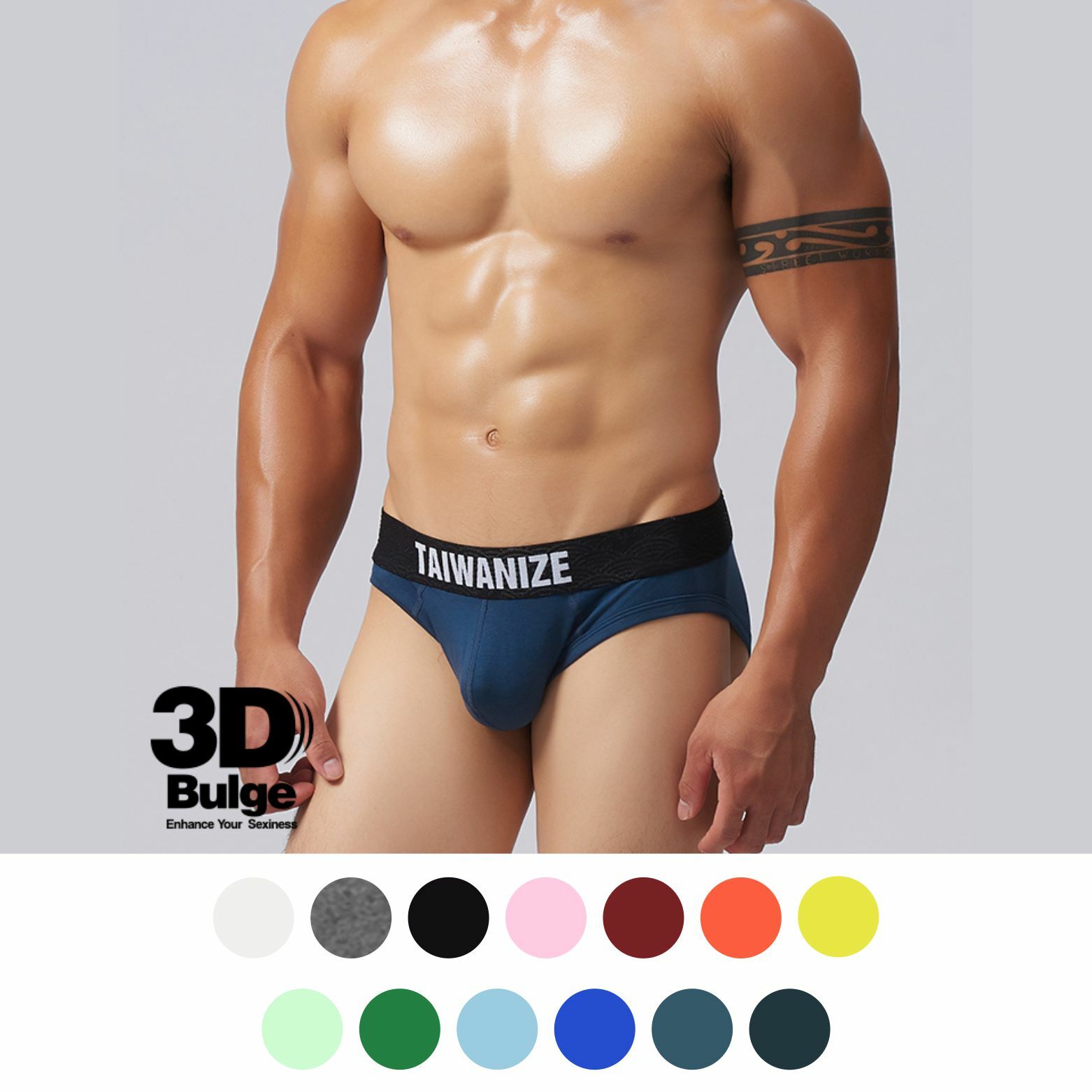 3D bulge Modal Sporty Briefs