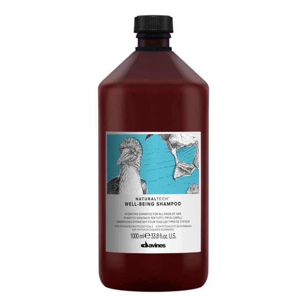 DAVINES - 達芬尼斯 NATURALTECH WELLBEING Shampoo 天然強韌洗髮露 1000ML