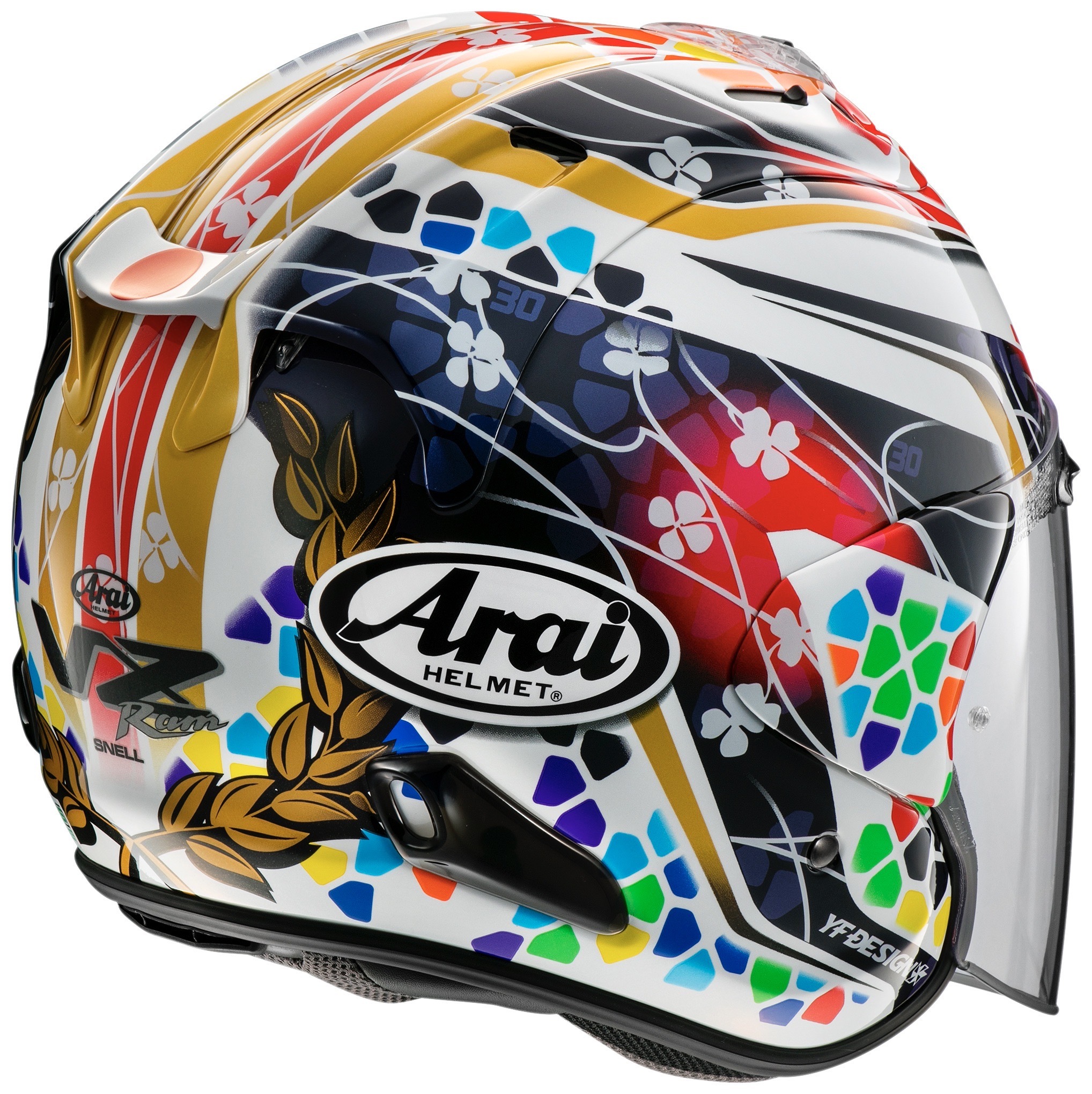ARAI VZ-RAM NAKAGAMI GP2 中上貴晶 3/4罩