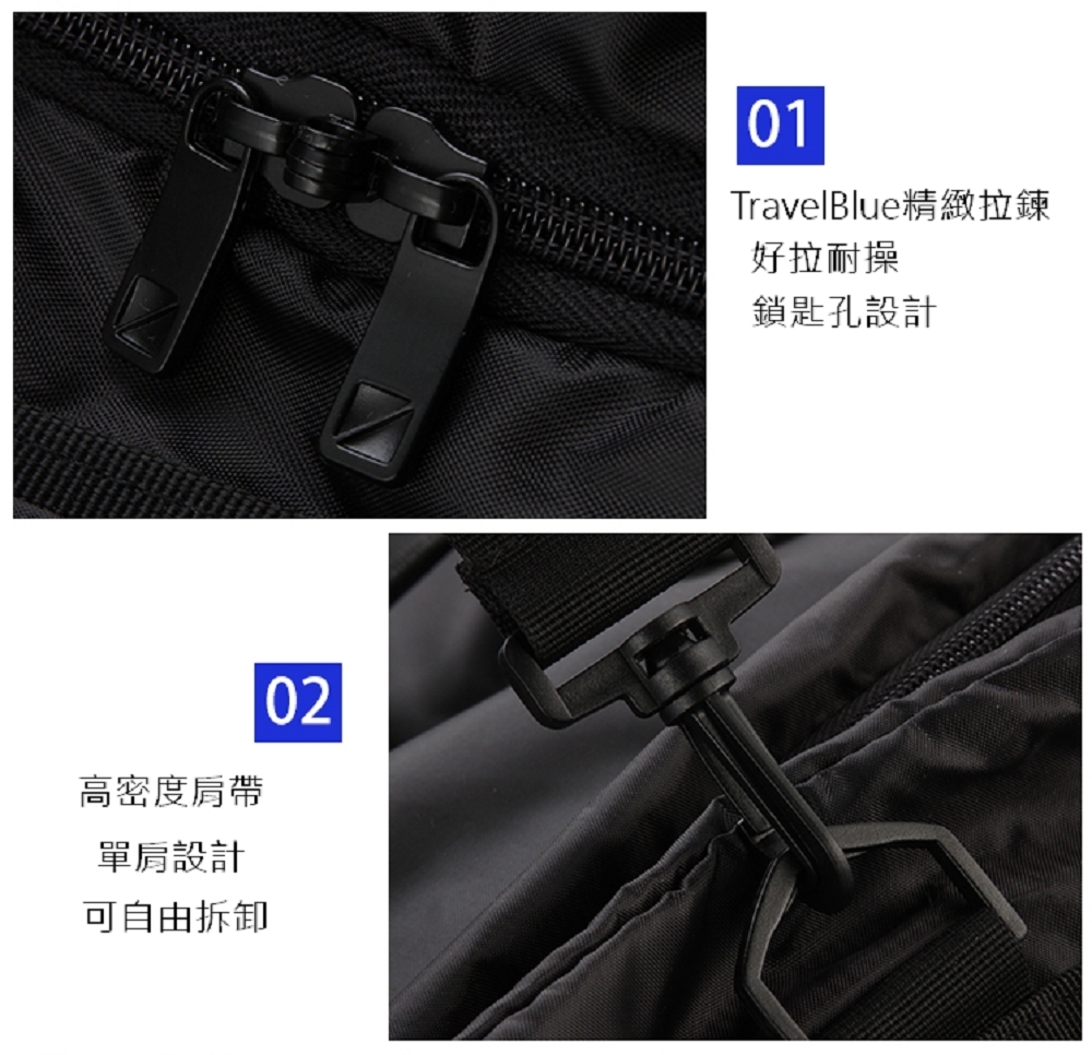 Travel Blue特大型旅行折疊袋Difeny 奶茶選物