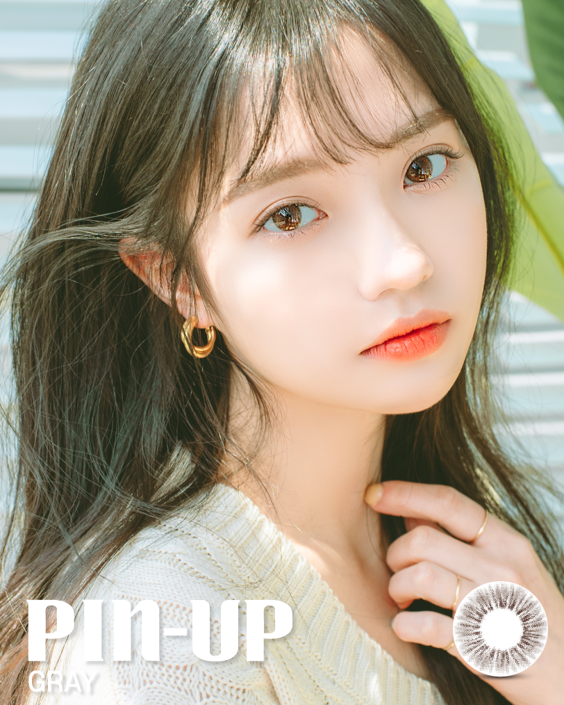 LensVery Pin-up 季拋彩妝隱形眼鏡｜每盒1片 ( Gray )