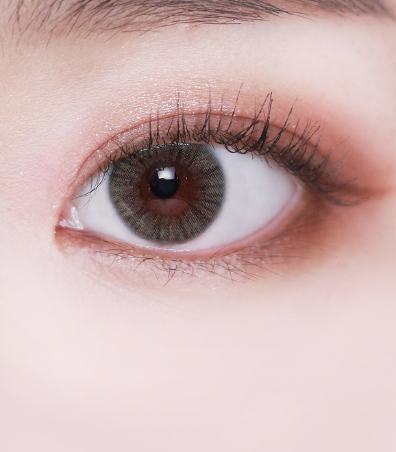 LensVery Pin-up 季拋彩妝隱形眼鏡｜每盒1片 ( Olive )