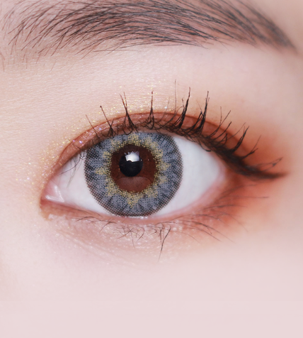 LensVery Catchy 季拋彩妝隱形眼鏡｜每盒1片 ( Gray )