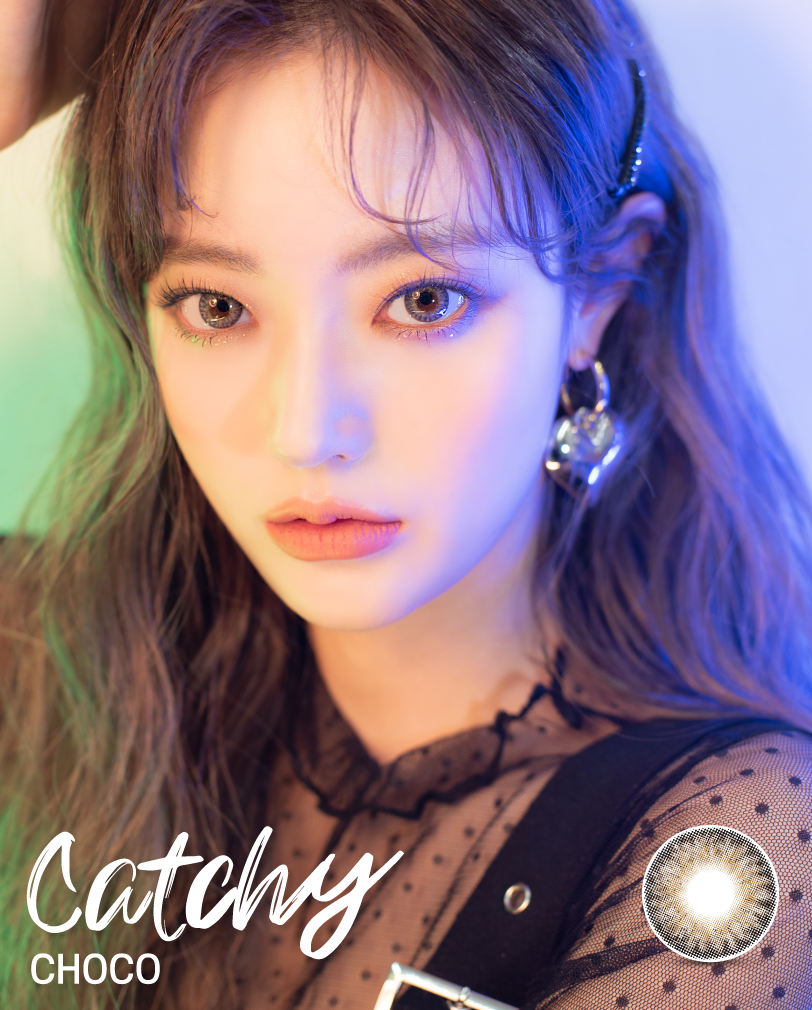 LensVery Catchy 季拋彩妝隱形眼鏡｜每盒1片 ( Choco )