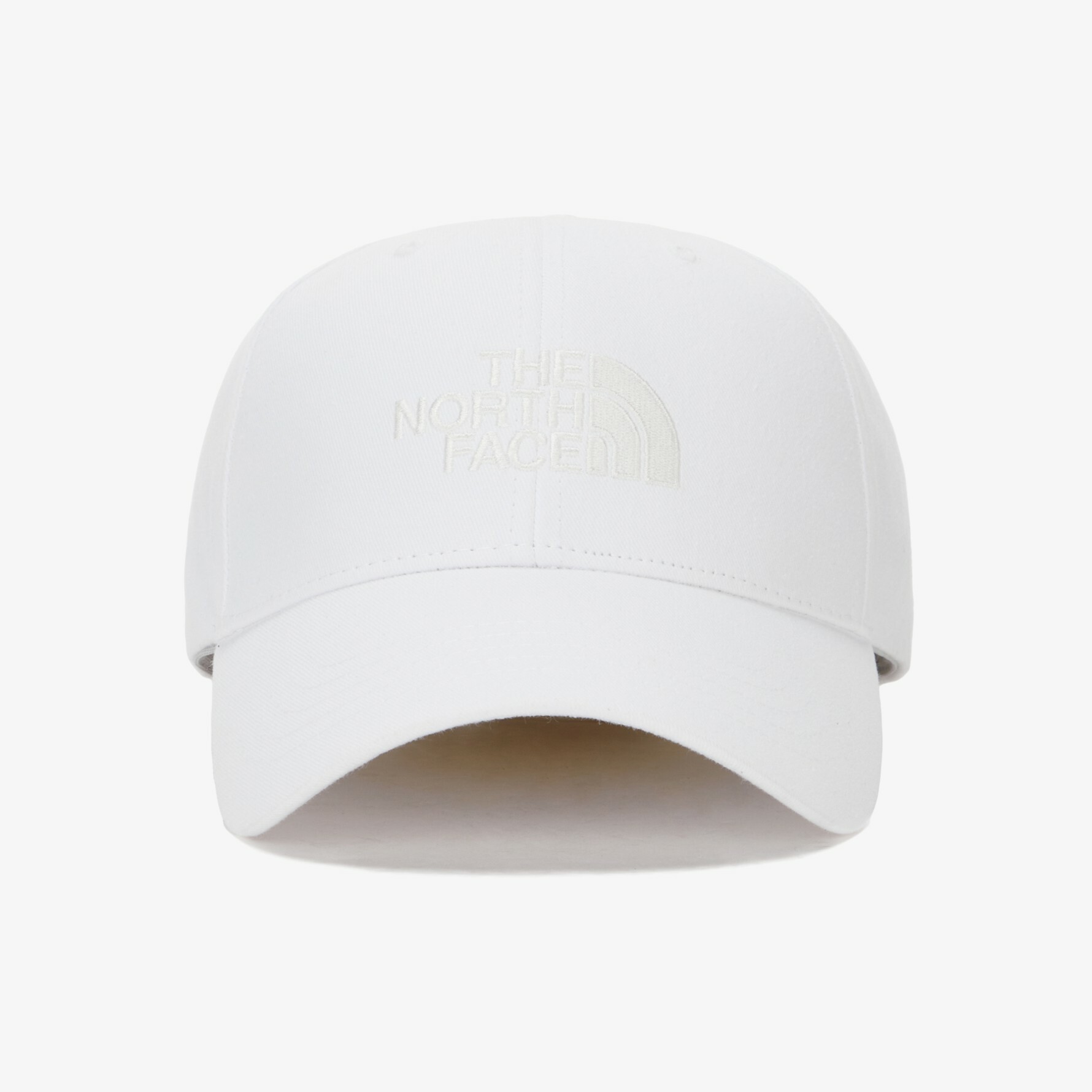 THE NORTH FACE COTTON HARD 硬挺 純白 鴨舌帽 棒球帽 帽子 NE3CN64C